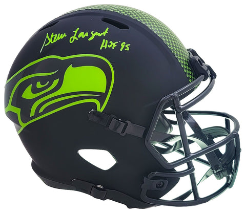 STEVE LARGENT AUTOGRAPHED SEAHAWKS ECLIPSE FULL SIZE HELMET HOF 95 MCS 210456