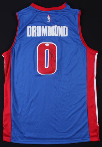 Andre Drummond Signed Pistons Adidas Jersey (JSA COA) 2xNBA All-Star 2016, 2018