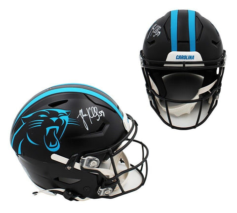 Luke Kuechly Signed Carolina Panthers Speed Flex Authentic Alternate NFL Helmet