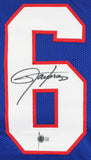 Lawrence Taylor Authentic Signed Blue Pro Style Jersey BAS Witnessed #2W065474