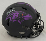 ODAFE JAYSON OWEH SIGNED RAVENS FS ECLIPSE SPEED AUTHENTIC HELMET JSA COA