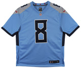 Titans Will Levis Authentic Signed Light Blue Nike Game Jersey Fanatics