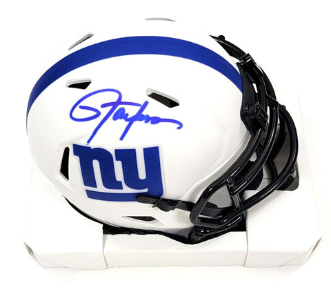 Lawrence Taylor Signed New York Giants Lunar Eclipse Speed Mini Helmet Beckett