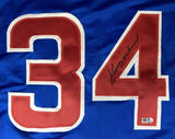 Kerry Wood Chicago Signed Blue Baseball Jersey Sports Integrity