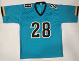 FRED TAYLOR AUTOGRAPHED SIGNED PRO STYLE XL JERSEY w/ JSA STICKER ONLY