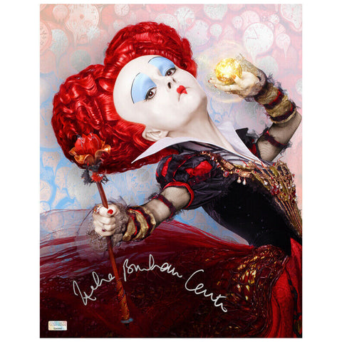 Helena Bonham Carter Autographed Alice in Wonderland The Red Queen 11x14 Photo