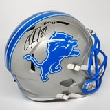 Calvin Johnson Autographed Signed Detroit Lions FS Replica Helmet w/ HOF 21 BAS