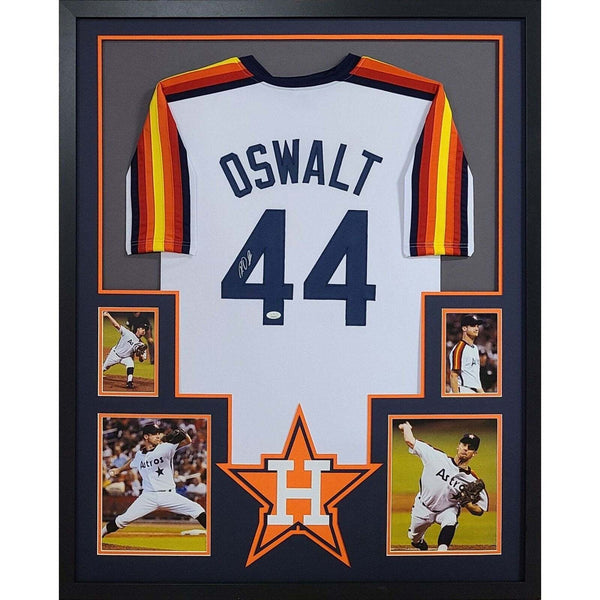 Roy Oswalt Autographed Signed Framed Houston Astros Jersey JSA