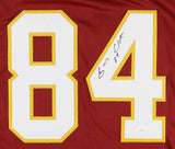 Gary Clark Signed Washington Redskins Jersey (JSA) 2xS.B. Champion Wide Receiver