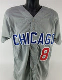 Andre Dawson Signed Chicago Cubs Road Jersey (Beckett) 8xAll-Star / 1987 MVP