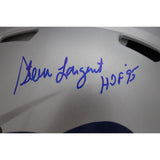 Steve Largent Autographed Seattle Seahawks Authentic TB Spd Helmet Beckett 38548