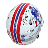 Tom Brady, Gronkowski, Edelman +4 Autographed SpeedFlex Helmet Fanatics LE 9/12