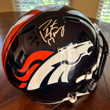 PEYTON MANNING SIGNED AUTOGRAPHED DENVER BRONCOS FS REPLICA HELMET FANATICS