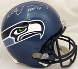 WALTER JONES AUTOGRAPHED SEAHAWKS FULL SIZE HELMET HOF '14 MCS 157897