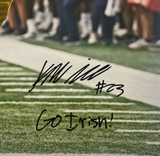 Kyren Williams Autographed "Go Irish" 16" x 20" Photo Beckett / GDL LE 1/23