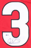 Todd Gurley Signed Georgia Bulldogs Red Jersey (Beckett) Rams Pro Bowl R.B.