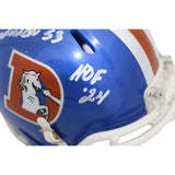 Randy Gradishar Signed Denver Broncos TB Mini Helmet HOF Beckett 44615