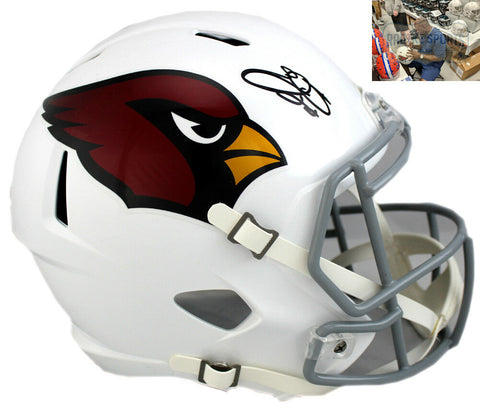 Emmitt Smith Signed Arizona Cardinals Speed Full Size Color Rush NFL Helmet