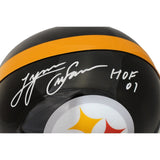 Lynn Swann Autographed Pittsburgh Steelers VSR4 TB Mini Helmet HOF Beckett 46600