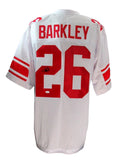 Saquon Barkley Autographed New York Giants Custom Jersey JSA 186820