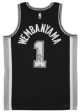 Spurs Victor Wembanyama Authentic Signed Black Nike Icon Edition Jersey Fanatics