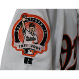 Cal Ripken Signed Baltimore Orioles White Russell sz 48 Jersey Beckett 48394