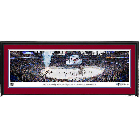 Colorado Avalanche 2022 Stanley Cup Celebration Deluxe Framed 43.5" x 18"