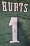 JALEN HURTS AUTOGRAPHED SIGNED PRO STYLE XL JERSEY w/ JSA STICKER COA