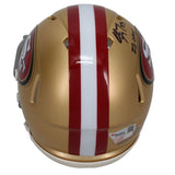 Christian McCaffrey Autographed "23 OPOY" 49ers Mini Speed Helmet Fanatics