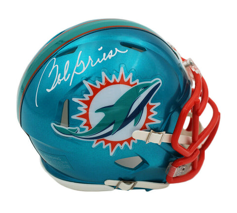 Bob Griese Signed Miami Dolphins Speed Flash NFL Mini Helmet