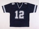 Roger Staubach Signed Dallas Cowboys Jersey (JSA) 2xSuper Bowl Champion Q.B.