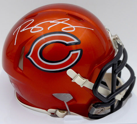 Roquan Smith Autographed Bears Flash Mini Helmet (Bubbled) Beckett WW01069