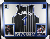 PENNY HARDAWAY (Magic black SKYLINE) Signed Autographed Framed Jersey Beckett