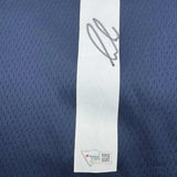 Framed Autographed/Signed Luka Doncic 35x39 Mavericks Blue Jersey Fanatics COA