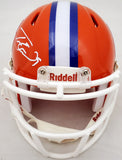 Travis Etienne Autographed Clemson Speed Mini Helmet (Smudged) Beckett #WH79006