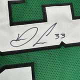 Autographed/Signed Dalvin Cook New York Green Football Jersey JSA COA