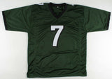 Michael Vick Signed Philadelphia Eagles Career Highlight Stat Jersey (JSA COA)QB