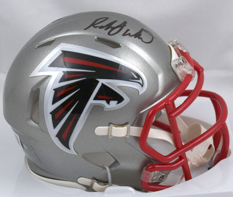 Roddy White Autographed Atlanta Falcons Flash Speed Mini Helmet - Beckett W Holo