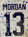 Alex Morgan Autographed 2023 USA Womens World Cup Nike Soccer Jersey JSA COA