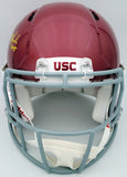 DRAKE LONDON AUTOGRAPHED USC MAROON FULL SIZE AUTHENTIC HELMET BECKETT 202054