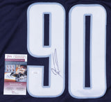 Jevon Kearse Signed Tennessee Jersey (JSA COA) Titans 3xPro Bowl Defensive End