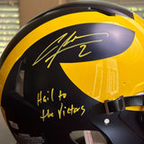 Charles Woodson Signed Wolverines FS AUTHENTIC Helmet W/Hail to Victors Fanatics