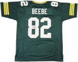 GREEN BAY PACKERS DON BEEBE AUTOGRAPHED SIGNED GREEN JERSEY JSA STOCK #234532