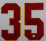 CHRISTIAN OKOYE (Chiefs white TOWER) Signed Autographed Framed Jersey JSA