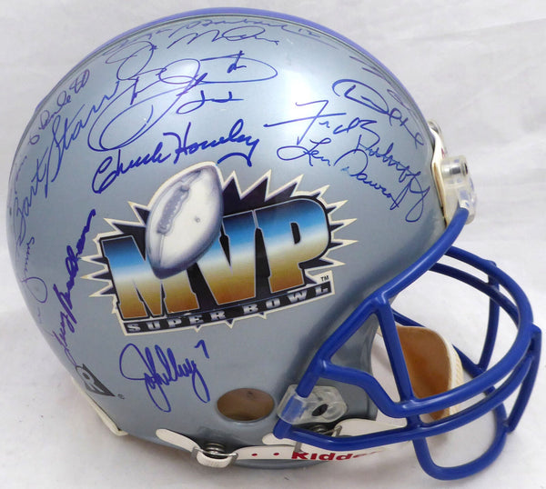 Troy Aikman & Michael Irvin Autographed Hall of Fame Mini Helmet (JSA)