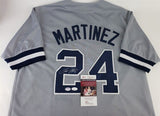 Tino Martinez Signed New York Yankees Jersey (JSA COA) 4xWorld Series Champ 1B