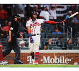 Ronald Acuna Jr Signed Atlanta Braves Unframed 16x20 MLB Photo- White Grand Slam