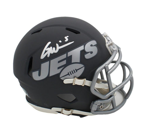 Garrett Wilson Signed New York Jets Speed Slate NFL Mini Helmet