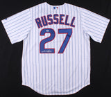 Addison Russell Signed Chicago Cubs Pinstriped MLB Majestic Jersey (PSA COA)