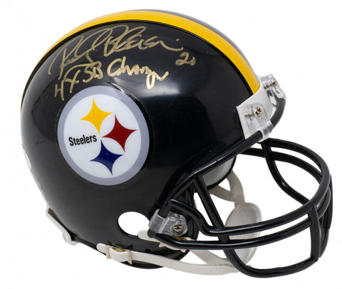 Rocky Bleier Signed Steelers Mini-Helmet Inscribed "4X SB Champ" (JSA COA)